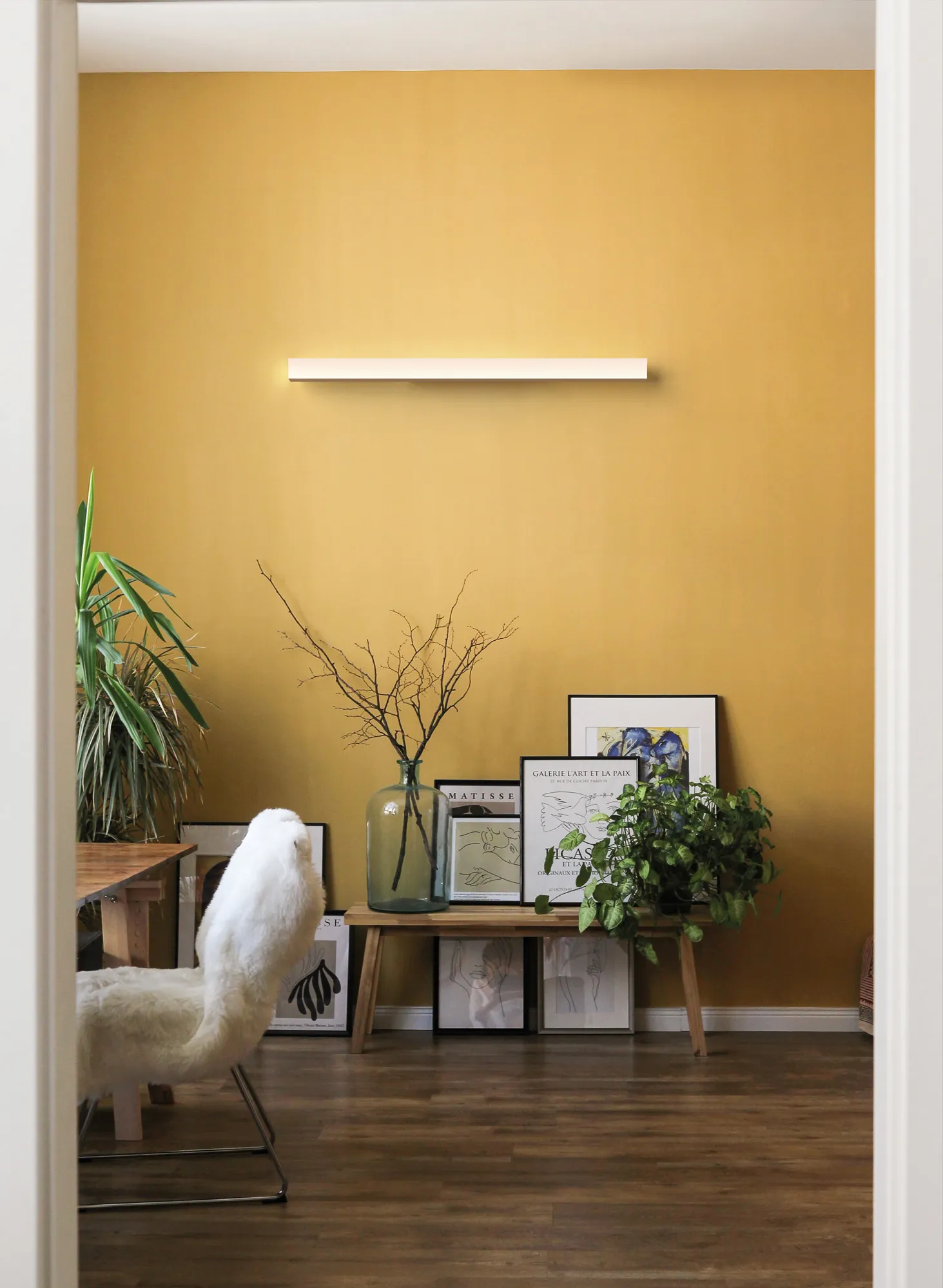 Hanok White Wall Lights Mantra Fusion Flush Wall Lights